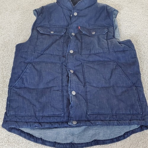 Gilet uomo levis denim puffer - uomo,