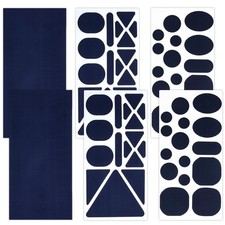 6 Fogli Toppe Adesive per