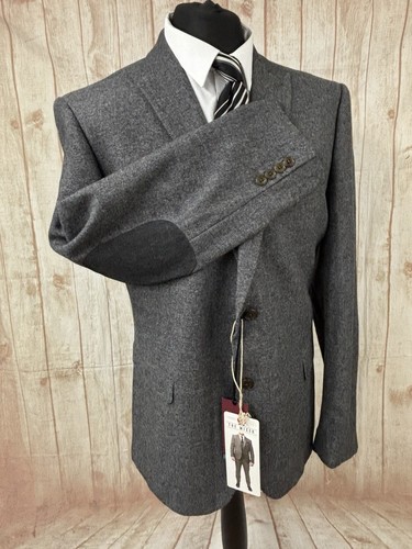 Blazer tweed grigio next 46l - grigio,
