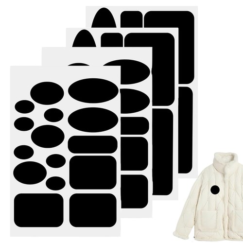 Nero pezzi toppe - nero,