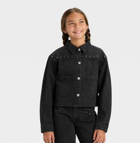 Giacca denim bambina art - giacca,