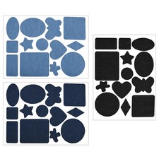 Patch Autoadesiva Nero/Blu per