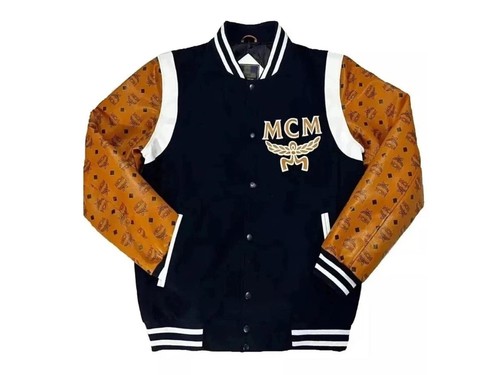 Mcm varsity bomber giacca - mcm, nero