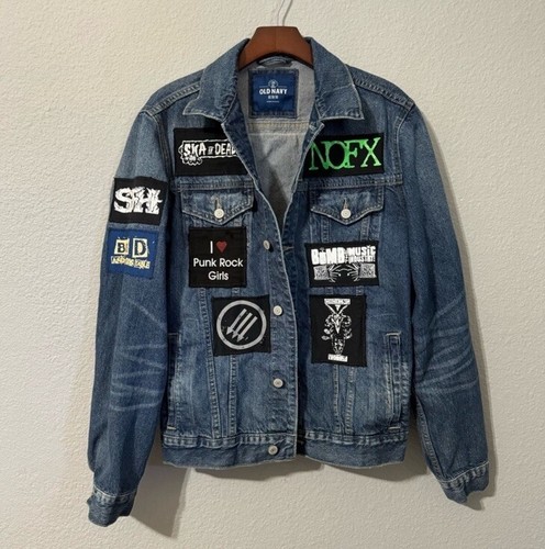 Giacca denim old navy - uomo, blu