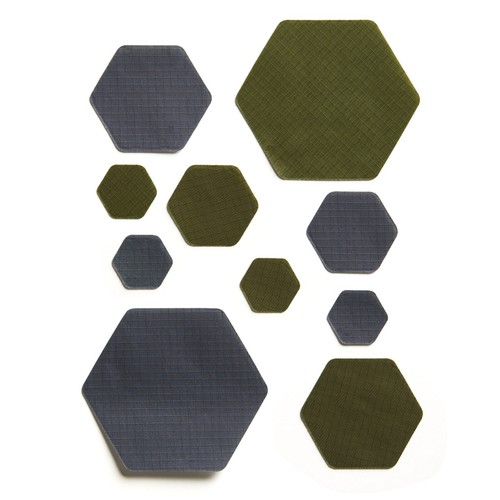 Toppe riparazione piumino hex - riparazione,