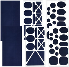 6 Fogli Toppe Adesive per